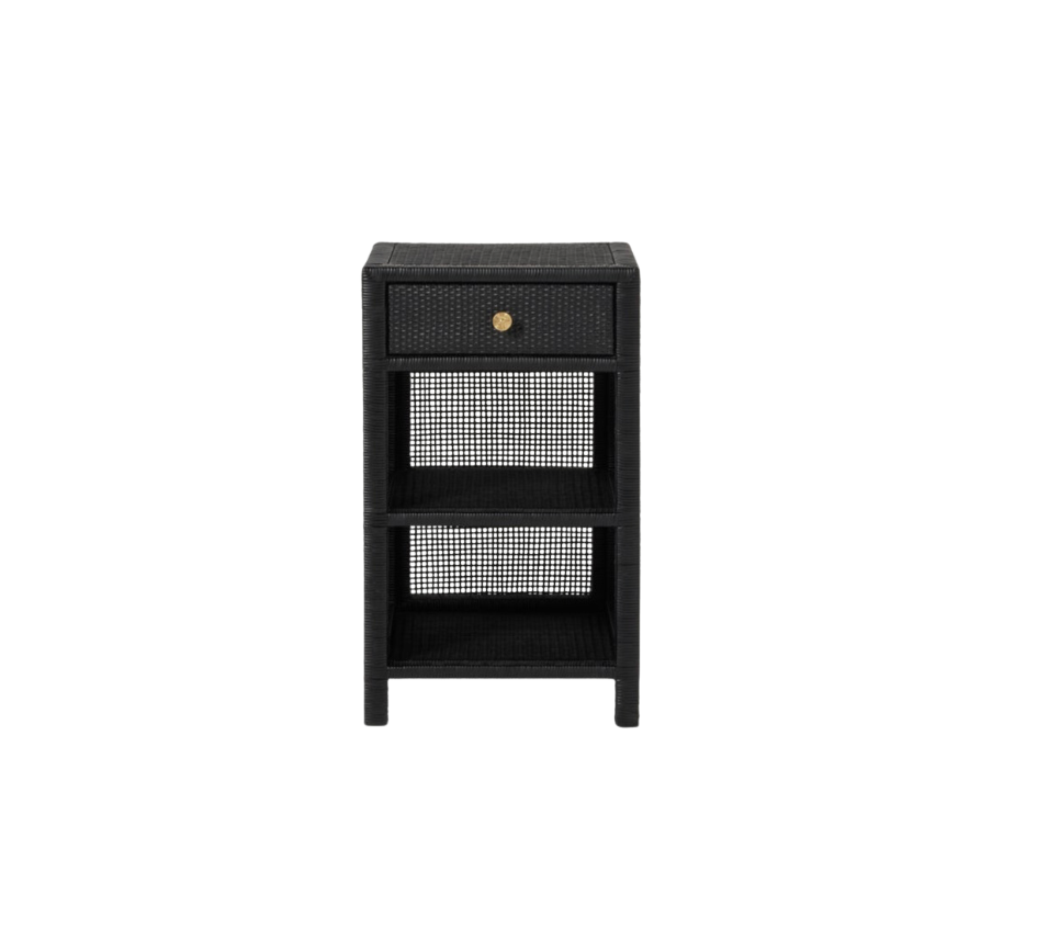 Onyx Rattan Nightstand