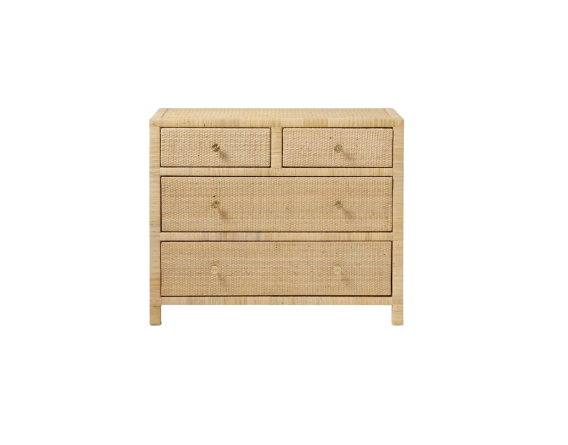 Natural Rattan Dresser