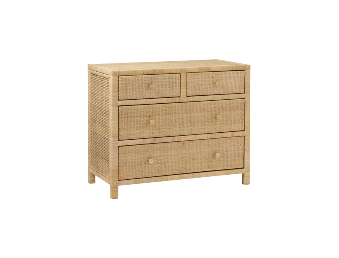 Natural Rattan Dresser