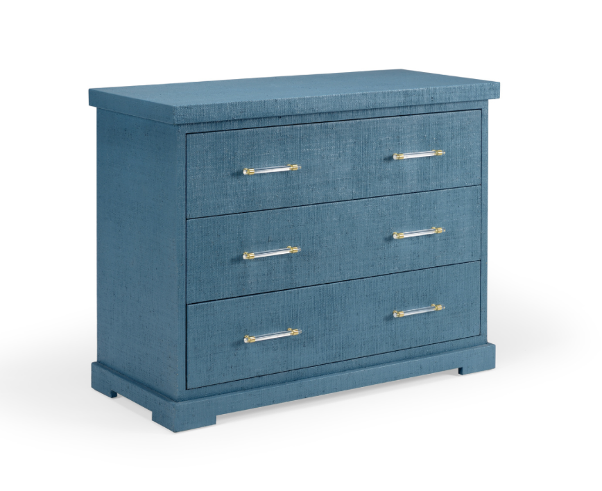 Blue Clifton Side Chest