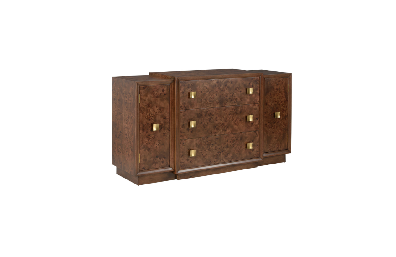 Burl Veneer Robinson Cabinet