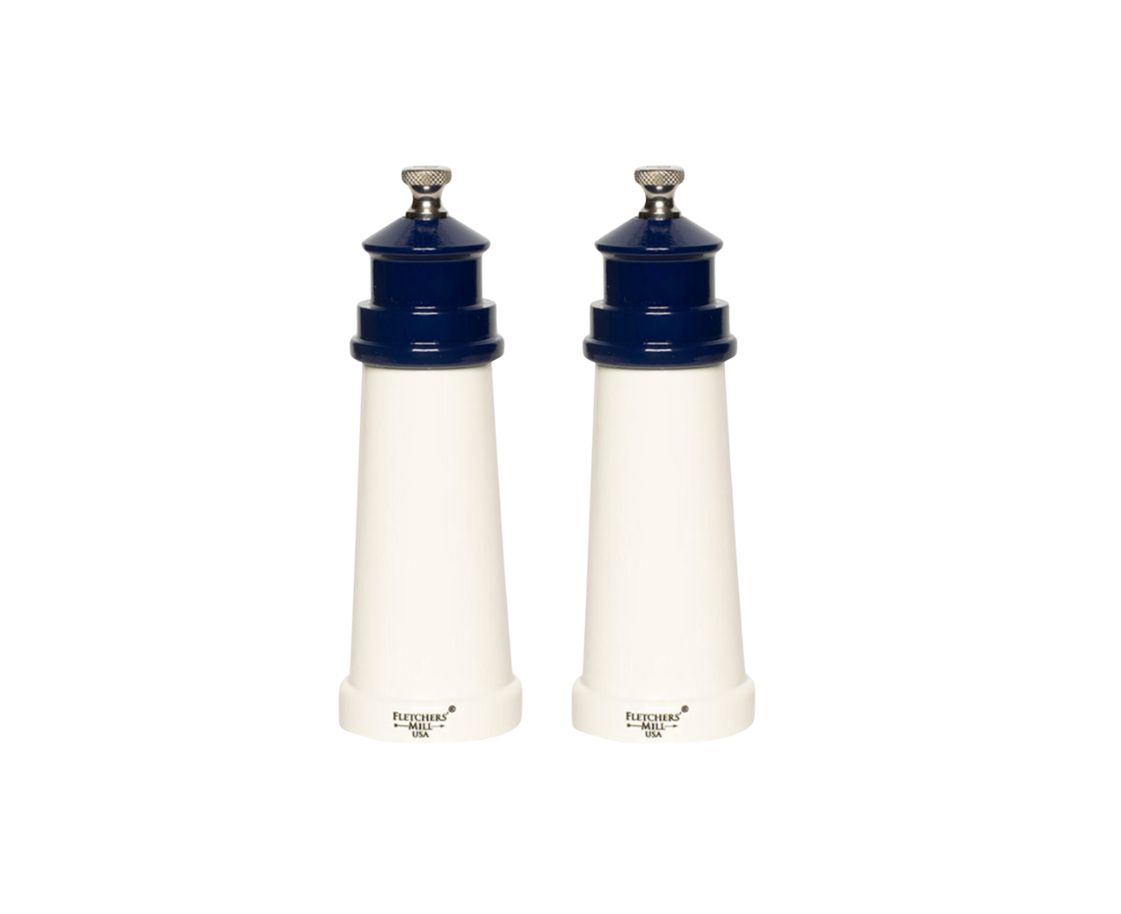 Cobalt Light House Salt & Pepper Mill Set