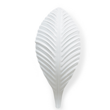 Palm Sconce - White