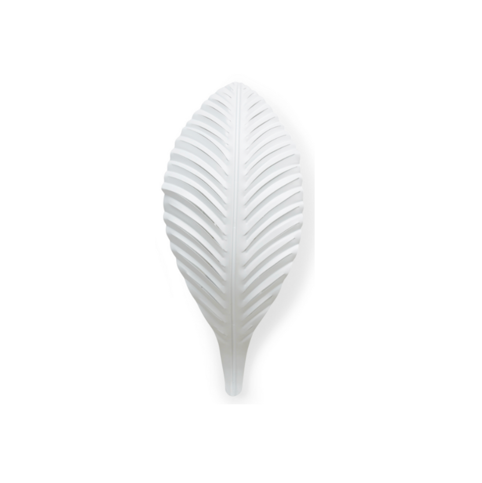 Palm Sconce - White