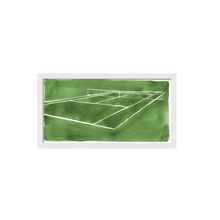 Grass Tennis Court by Kate Schelter