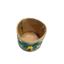 Palm Embroidered Candle Holder