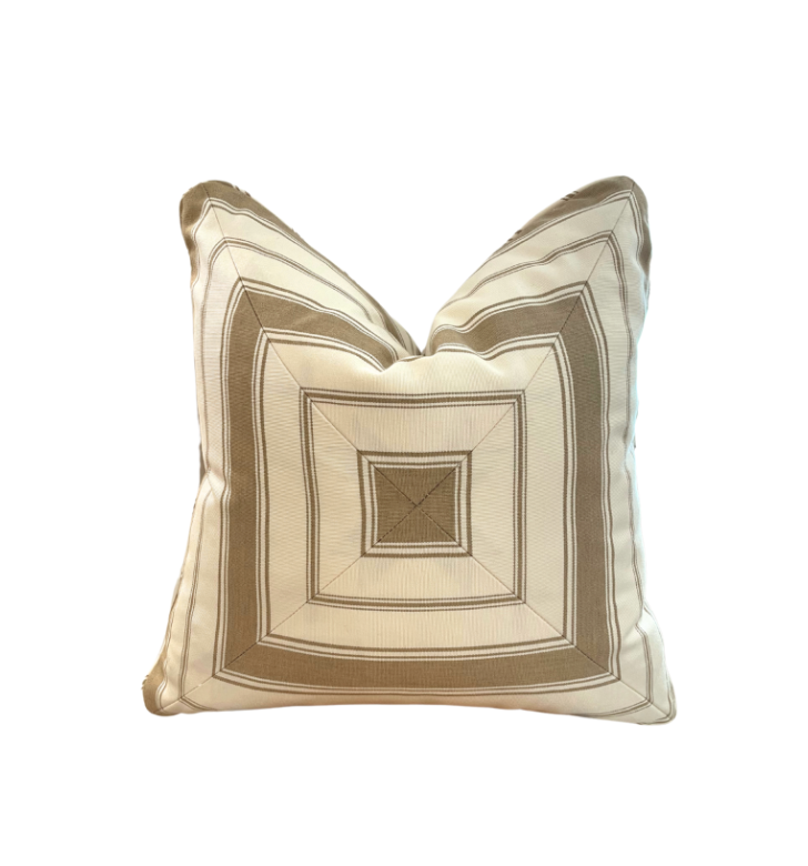 22" Casa Branca Striped Pillows