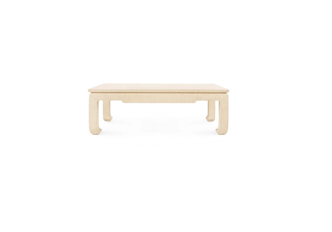 Natural Twill Rectangular Coffee Table