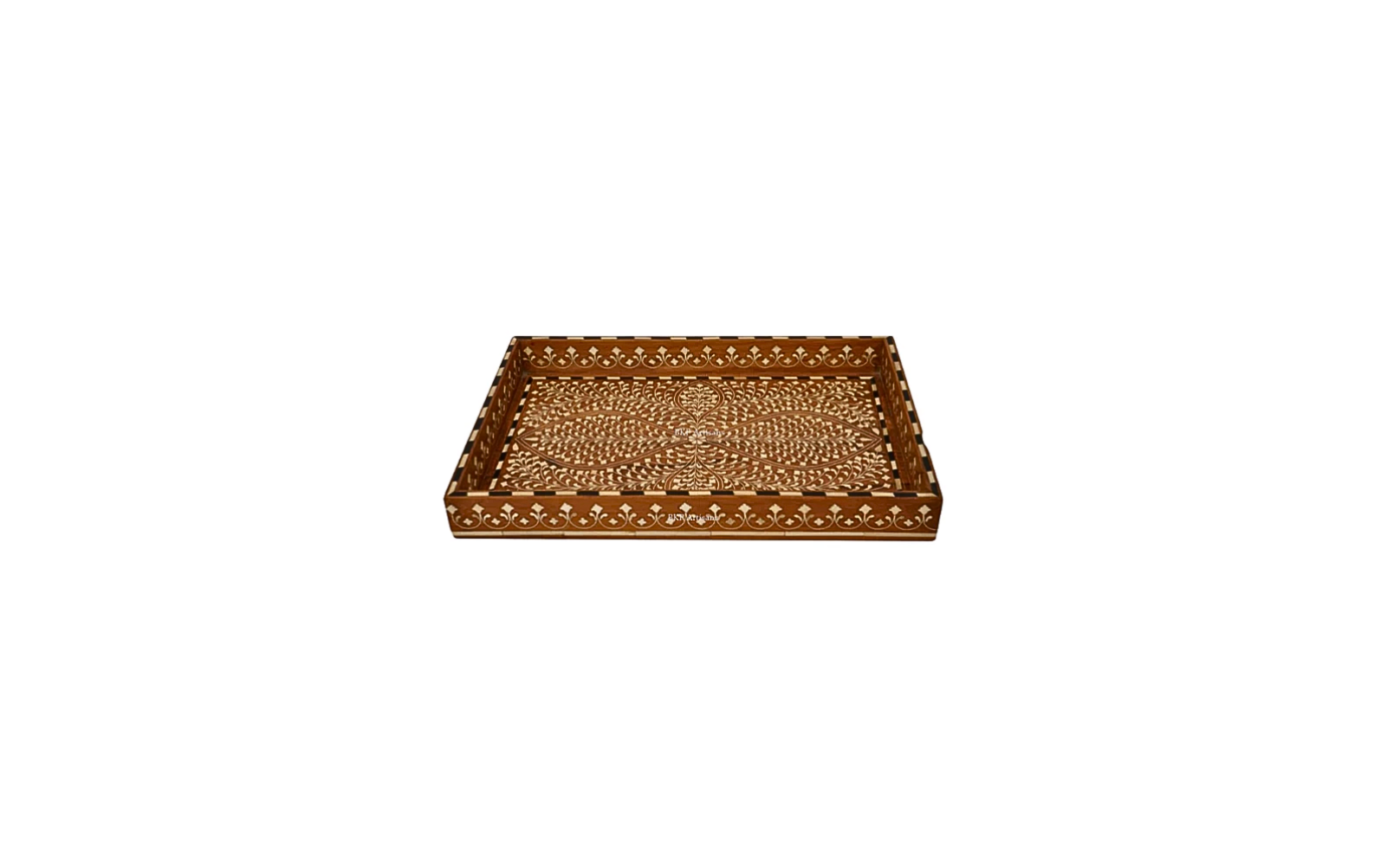 Teakwood Inlay Tray