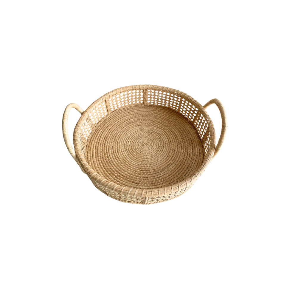 Iraca Round Tray