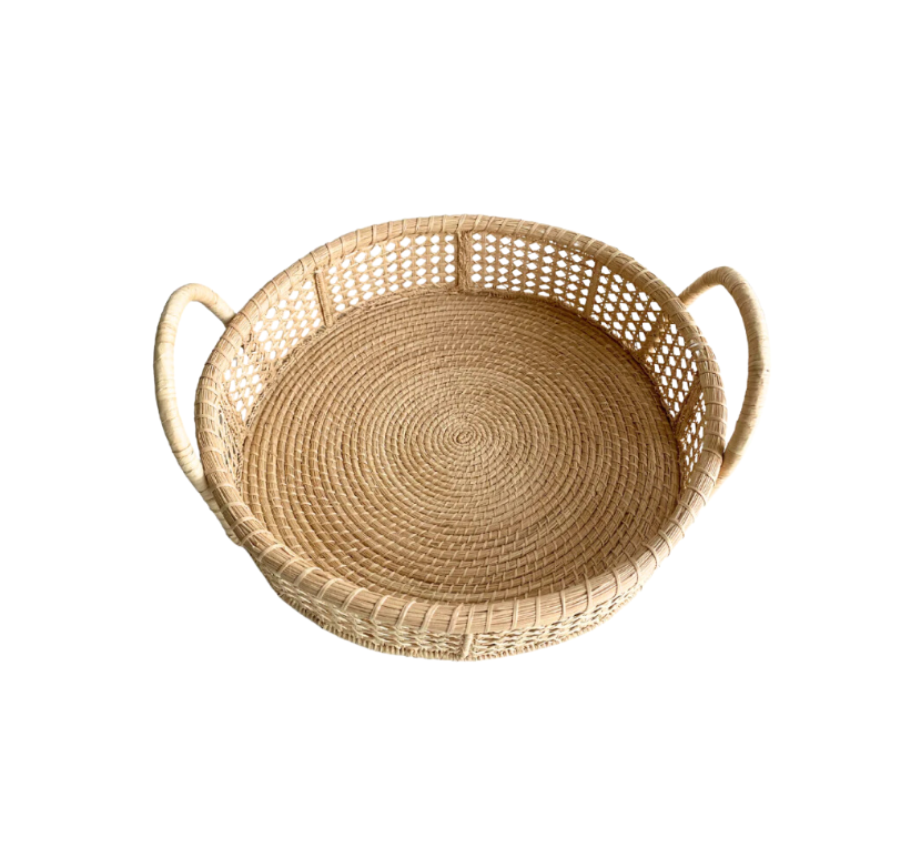 Iraca Round Tray