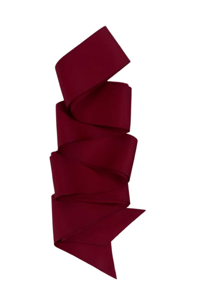 Sarah Bray Bermuda Maroon Grosgrain Ribbon