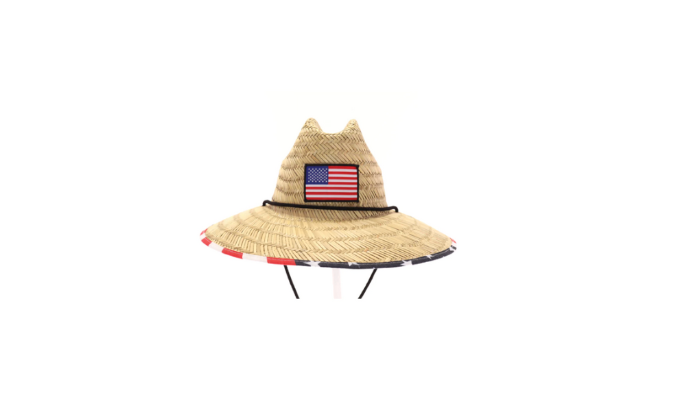 American Flag Patch Lifeguard Hat