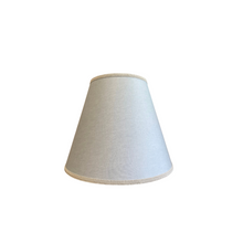Lampshades - Light Blue with White Trim