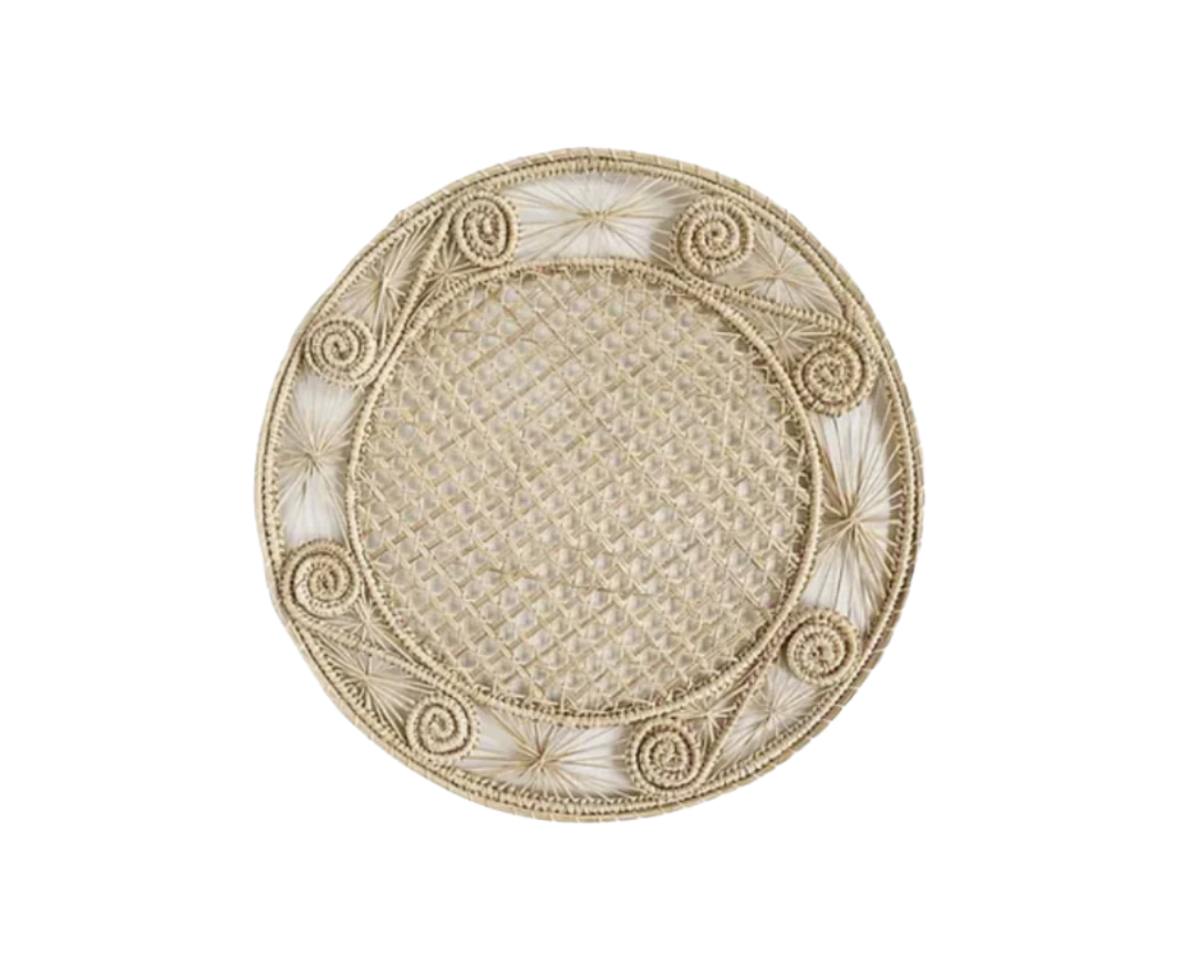 Handwoven Caracol Iraca Placemat