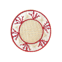 Handwoven Red Coral Iraca Placemats