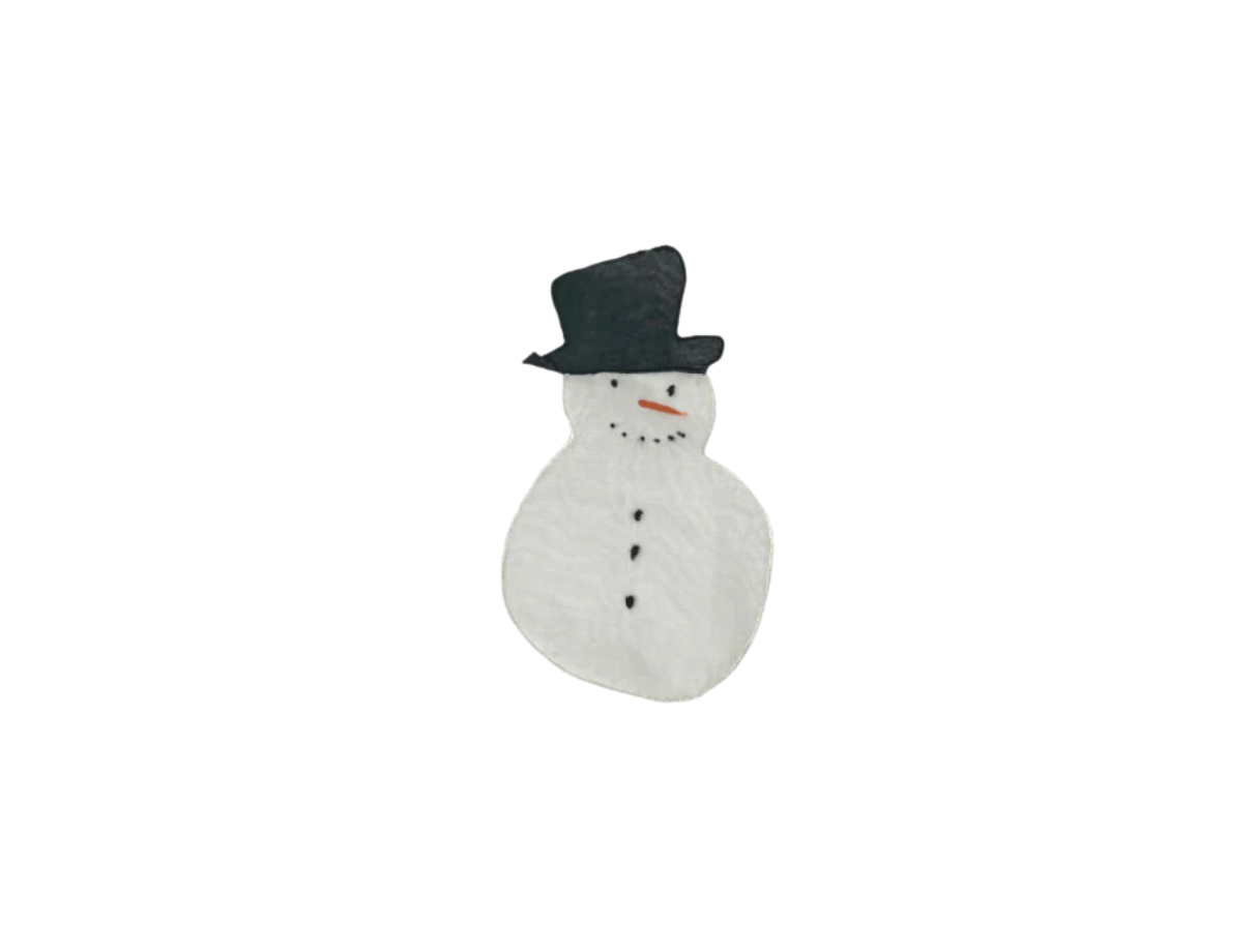 Snowman Coasters, Set of 4