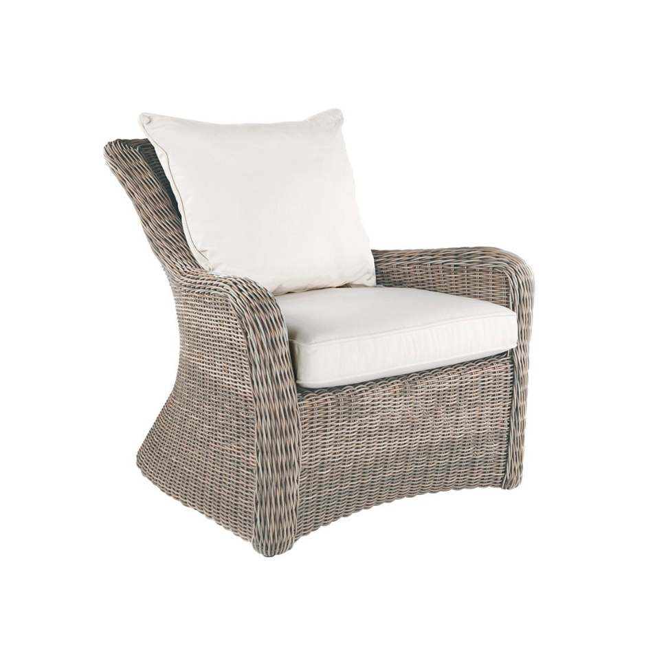 Hamptons Wicker Lounge Chair