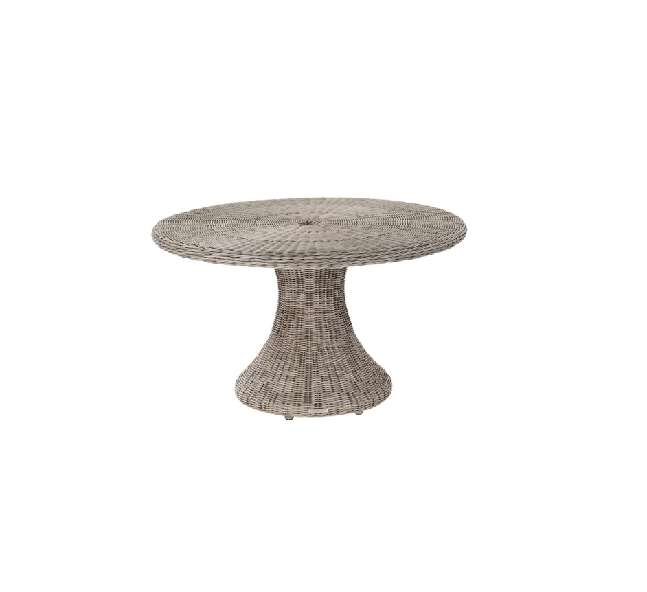 Hamptons Wicker 52" Dining Table