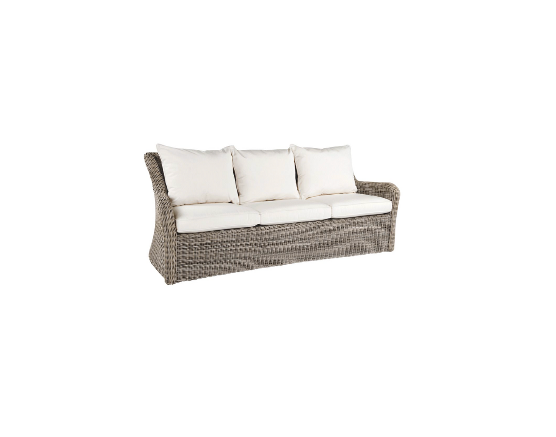 Hamptons Wicker Sofa