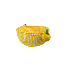 Iraca Raffia Lemon Weaved Basket