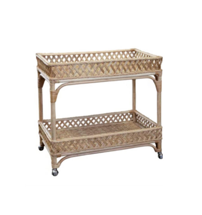 Lattice Bar Cart