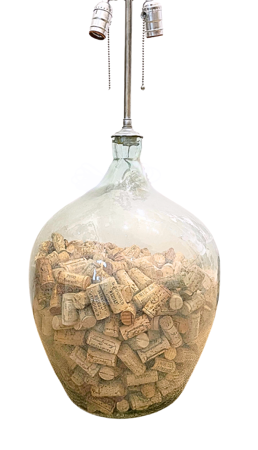 Antique Demijohn Wine Bottle