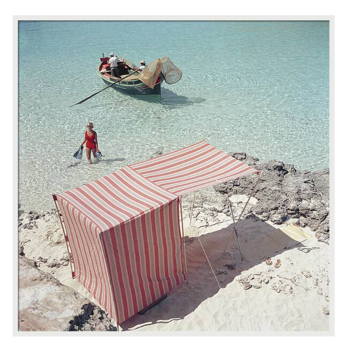 Marietine Birnie, Blue Lagoon by Slim Aarons