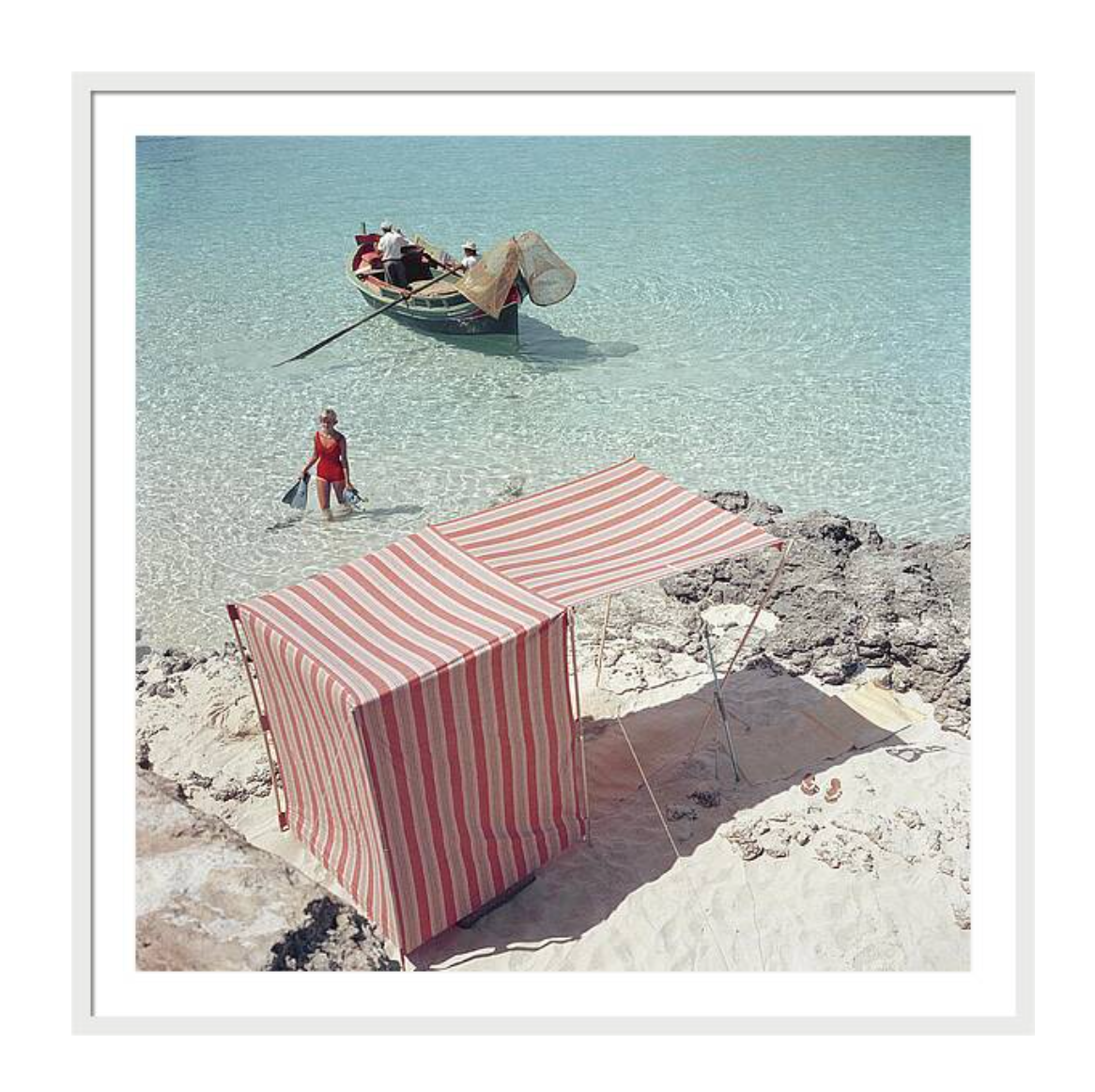 Marietine Birnie, Blue Lagoon by Slim Aarons