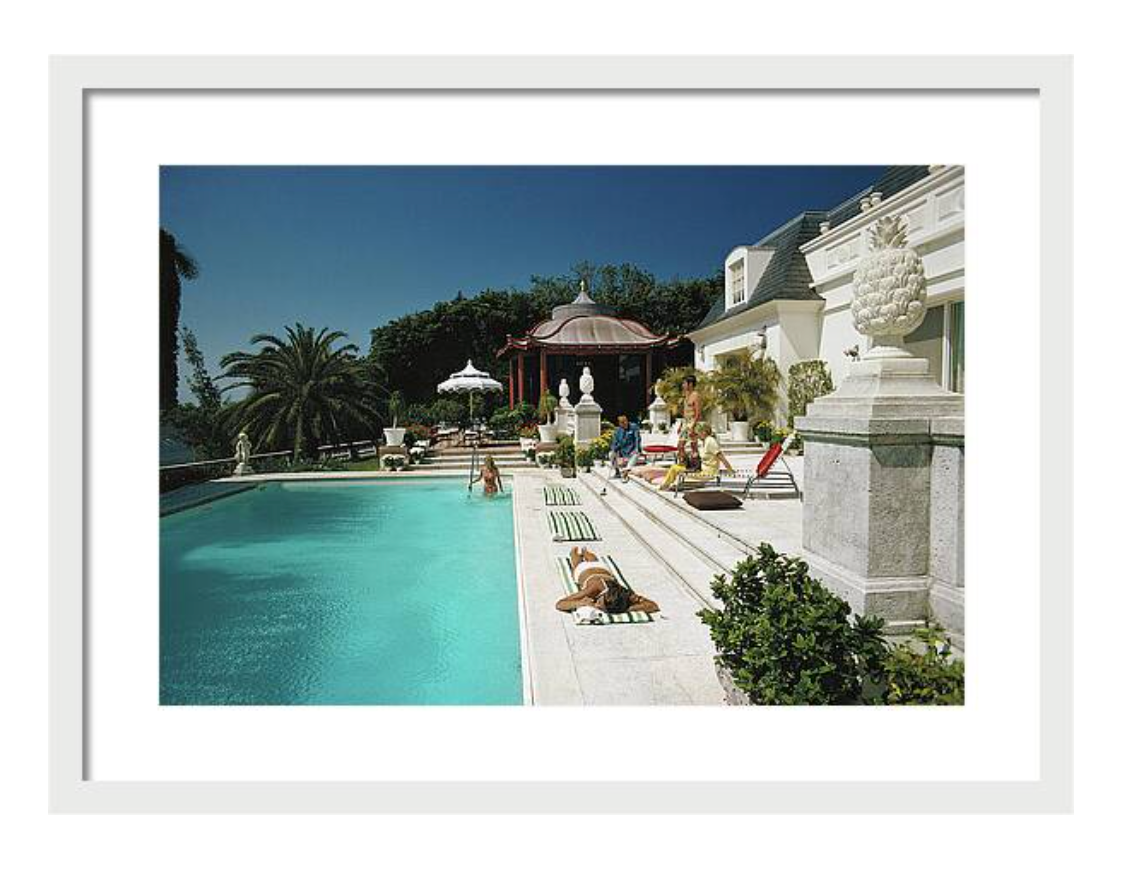 Poolside Chez Holder by Slim Aarons