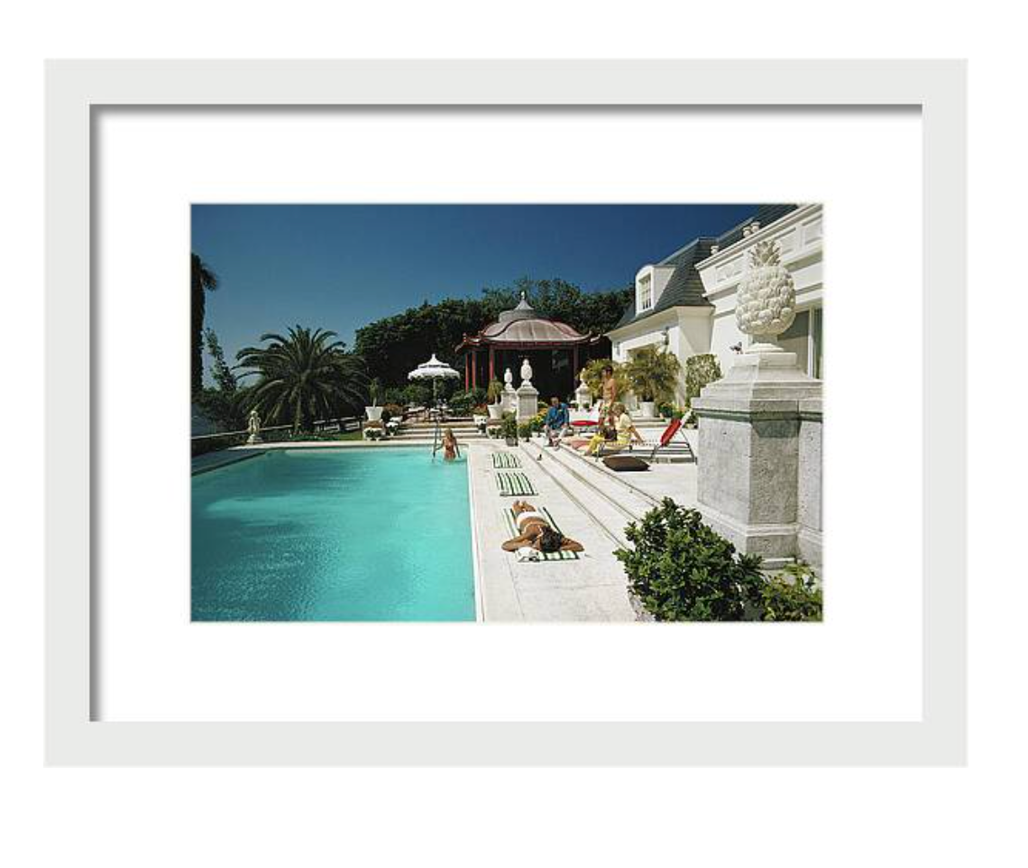 Poolside Chez Holder by Slim Aarons