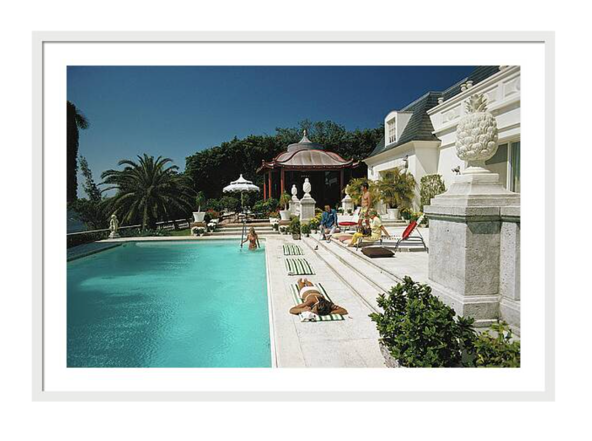 Poolside Chez Holder by Slim Aarons