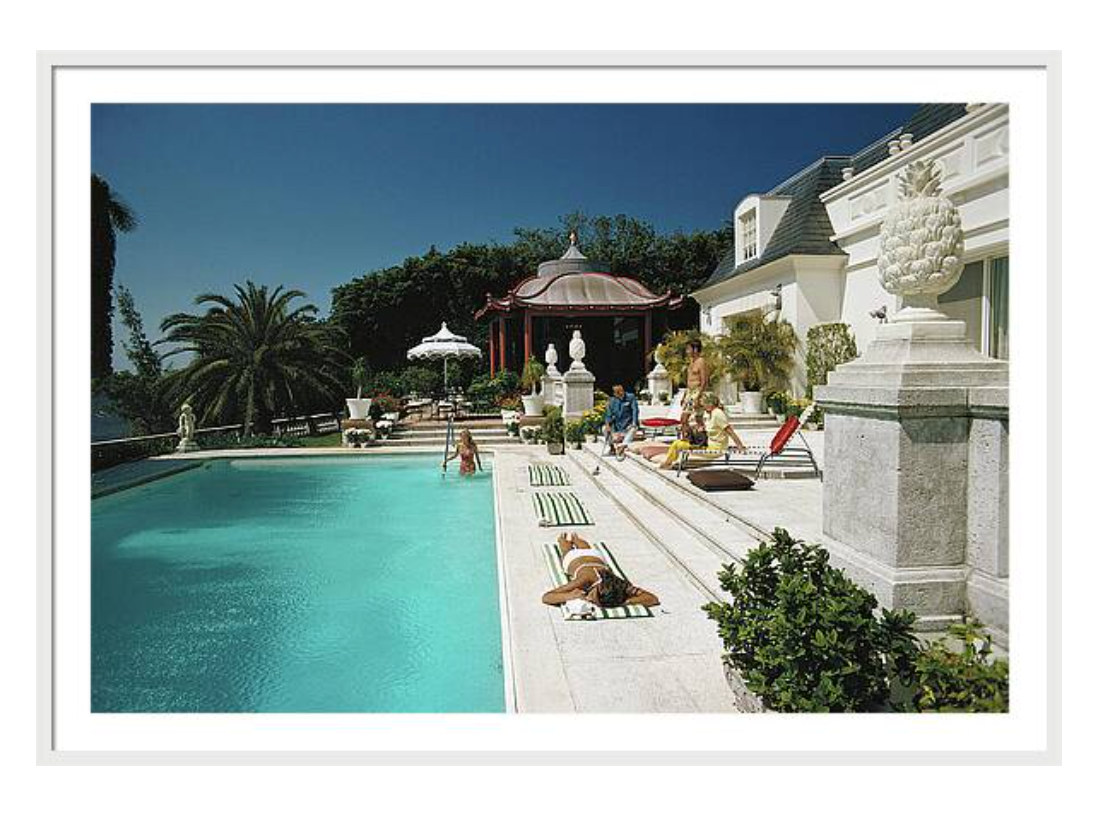 Poolside Chez Holder by Slim Aarons