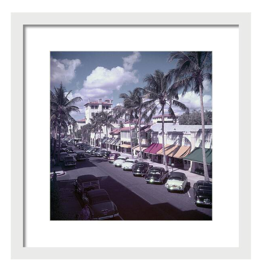 Palm Beach Street by Slim Aarons