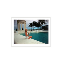 C.Z. By The Pool by Slim Aarons