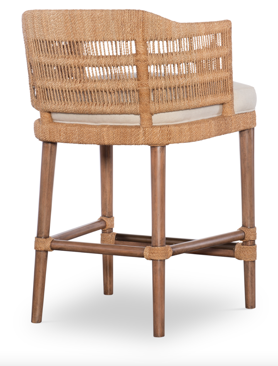 Boca Counter Stool - Natural/Flax