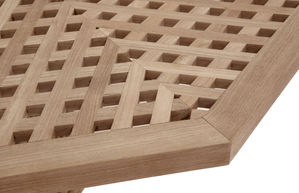 Rattan & Lattice Table