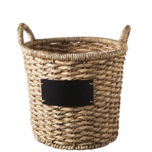 Wicker Basket with Erasable Label