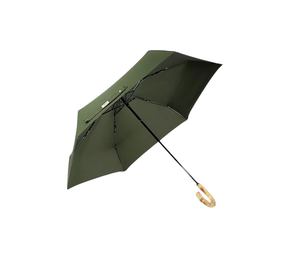 Compact Bamboo Umbrella