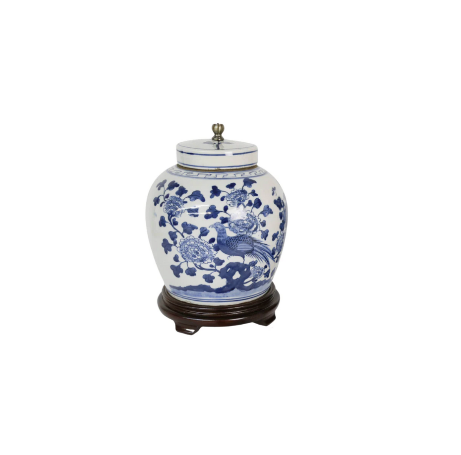 Canton Style Ginger Jar Lamp