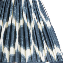 10" Empire Ikat Linen Shade, Navy Yoda