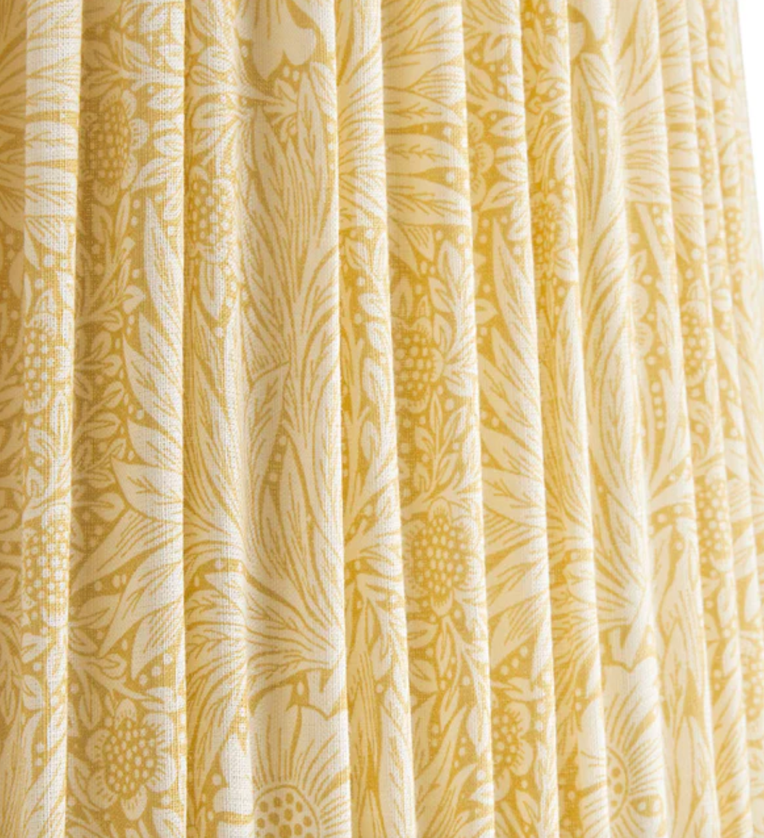 5.5" Tapered Shade in Cowslip Marigold Linen for Rechargeable Lights