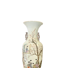 Antique Chinese Famille Rose Porcelain Baluster Vase