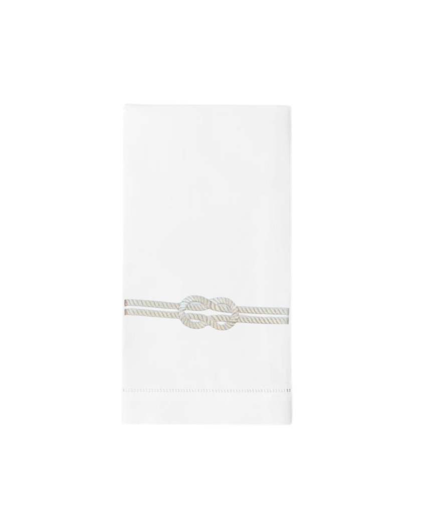 Rope Embroidered Hand Towel, Set of 4