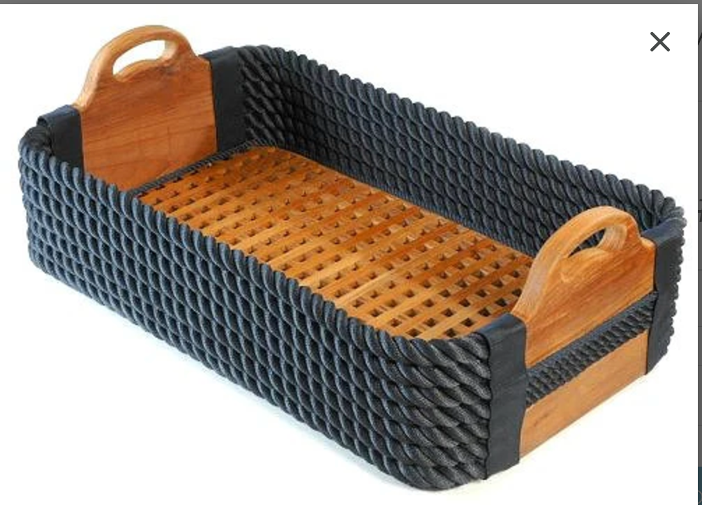 Cross-Hatch Shoe Basket