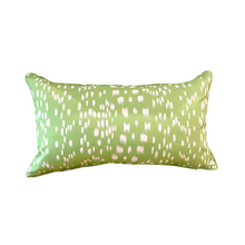 Les Touches Leaf Green Lumbar Pillow