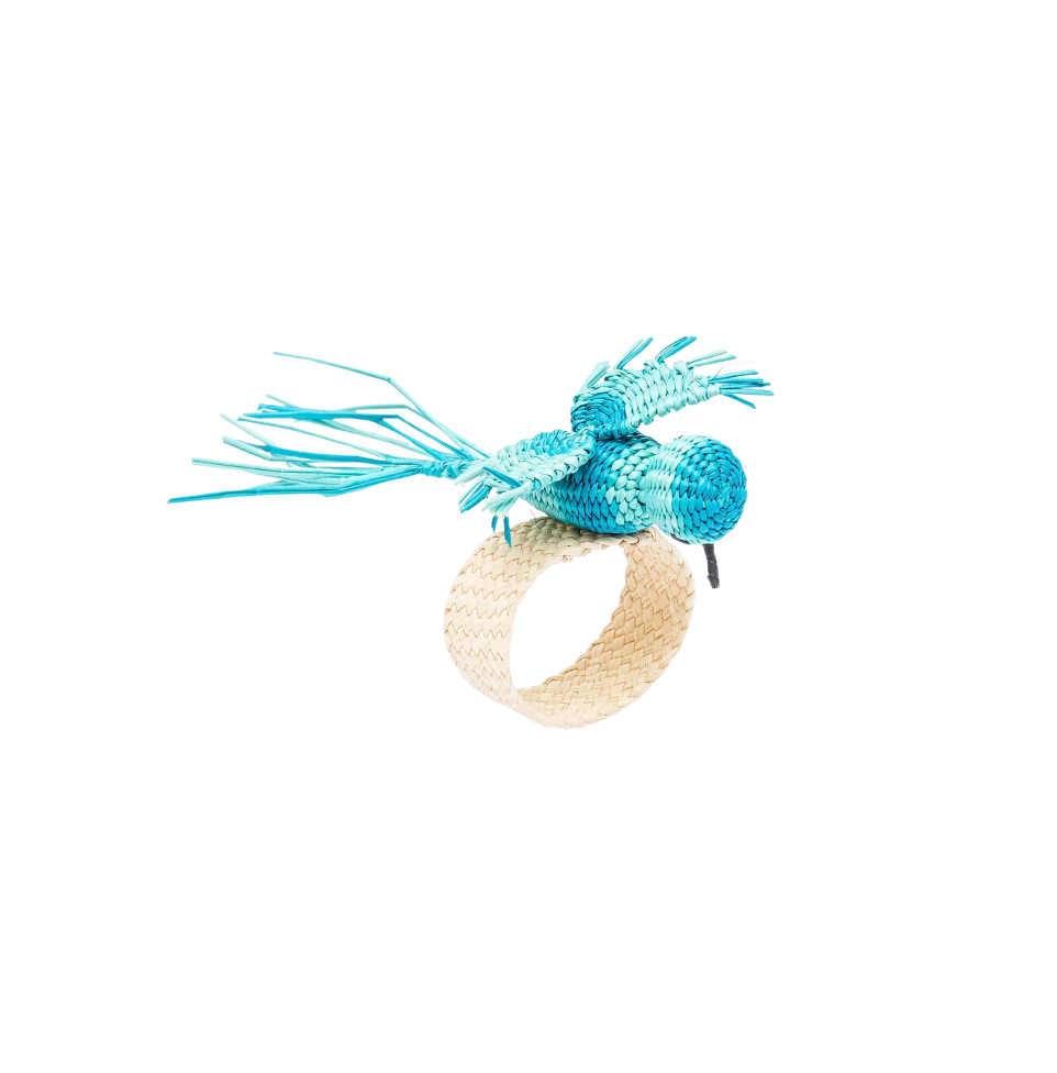 Hummingbird Napkin Rings, Set of 4