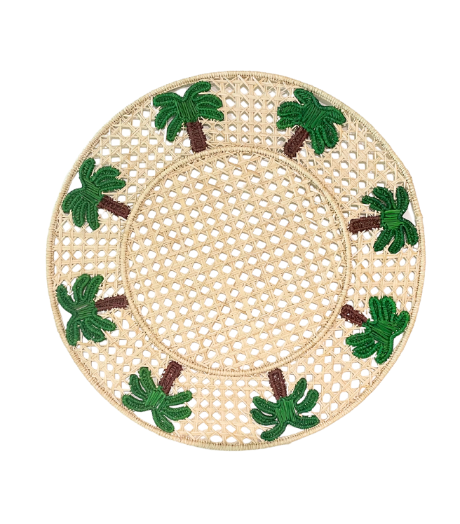 Handwoven Natural Palm Placemat