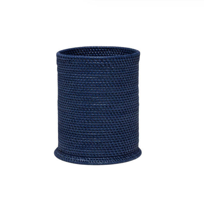Circle Rattan Waste Basket