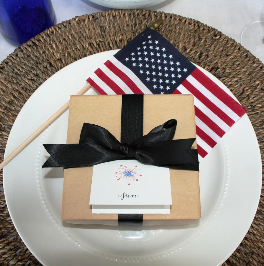 Firework Place Card Setting, Set of 12